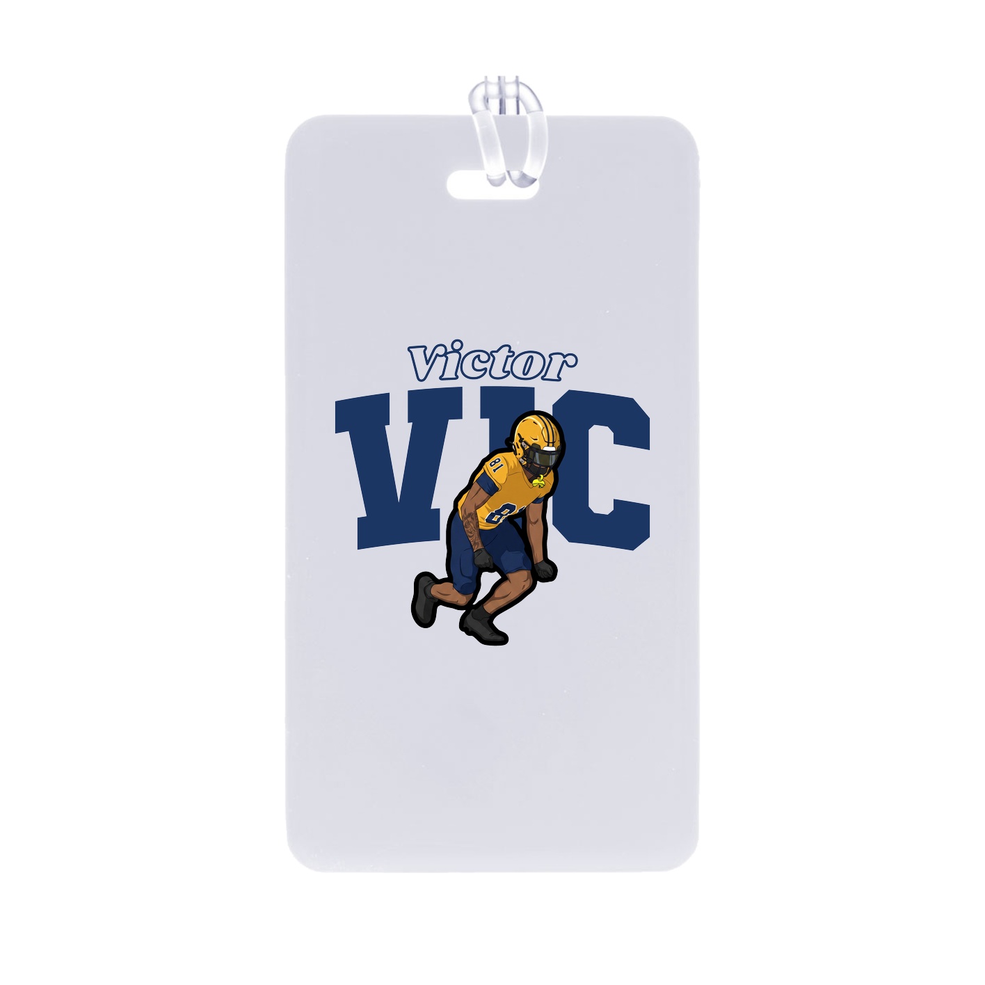 Bag Tag — Name Arch in Classic