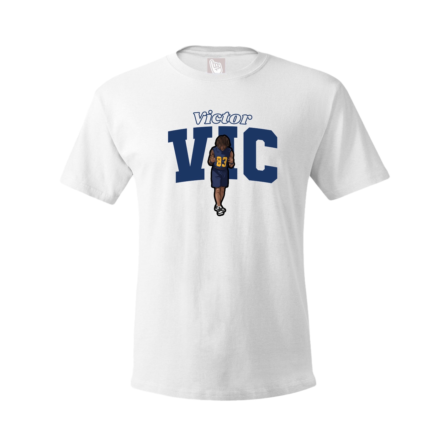 Tee — Name Arch in White
