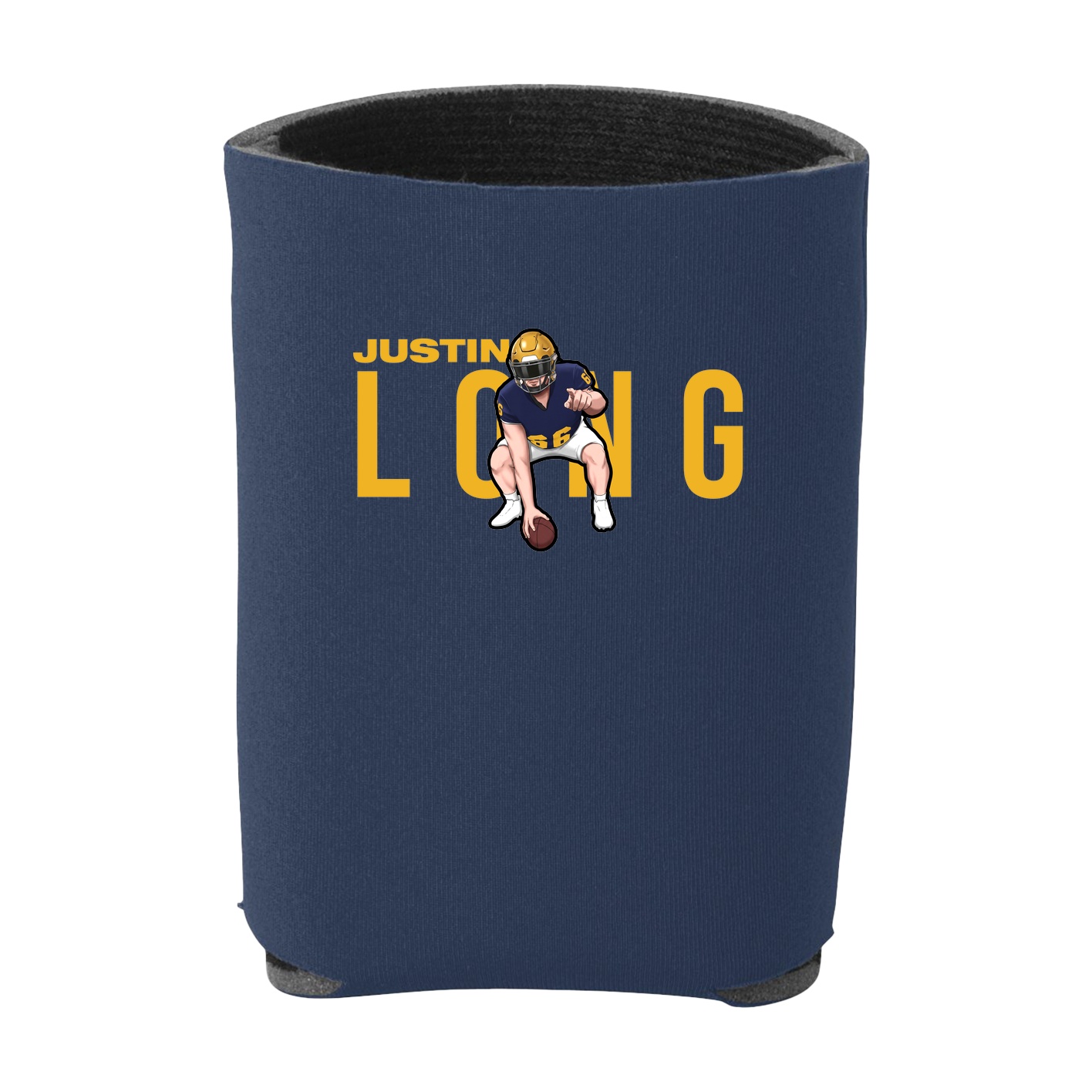 Can Holder — Player Name in Navy
