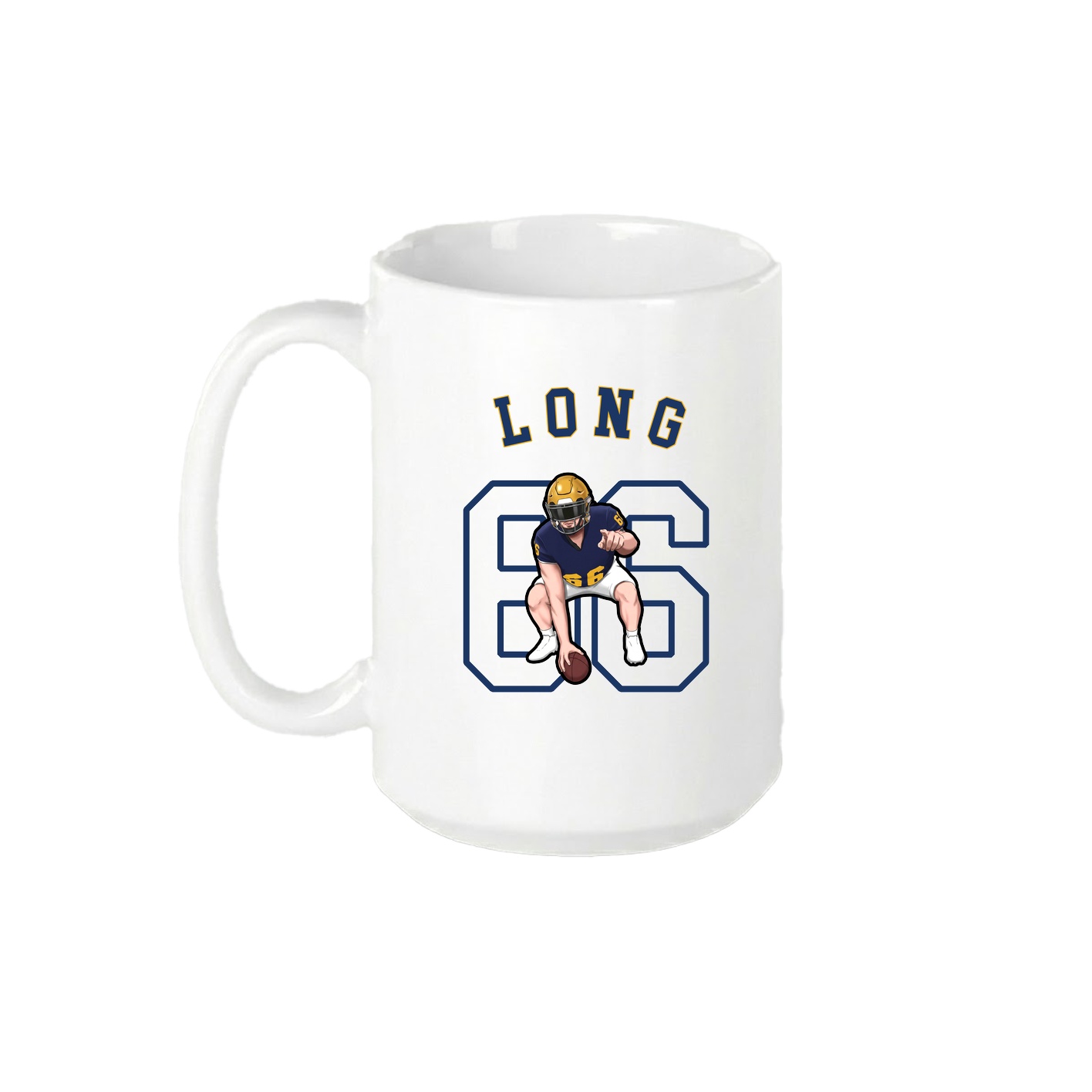 15oz Coffee Mug — Shirsey Arch in White