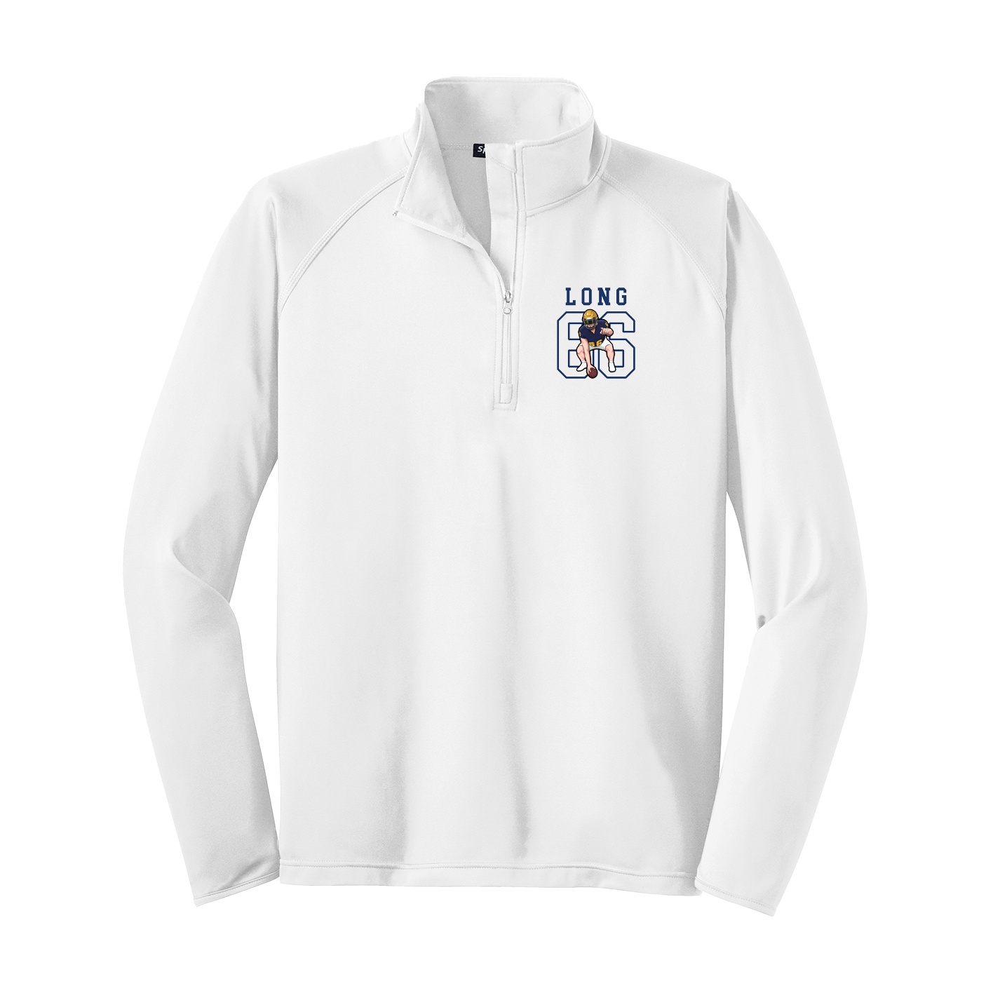 Q-Zip Pullover — Shirsey in White