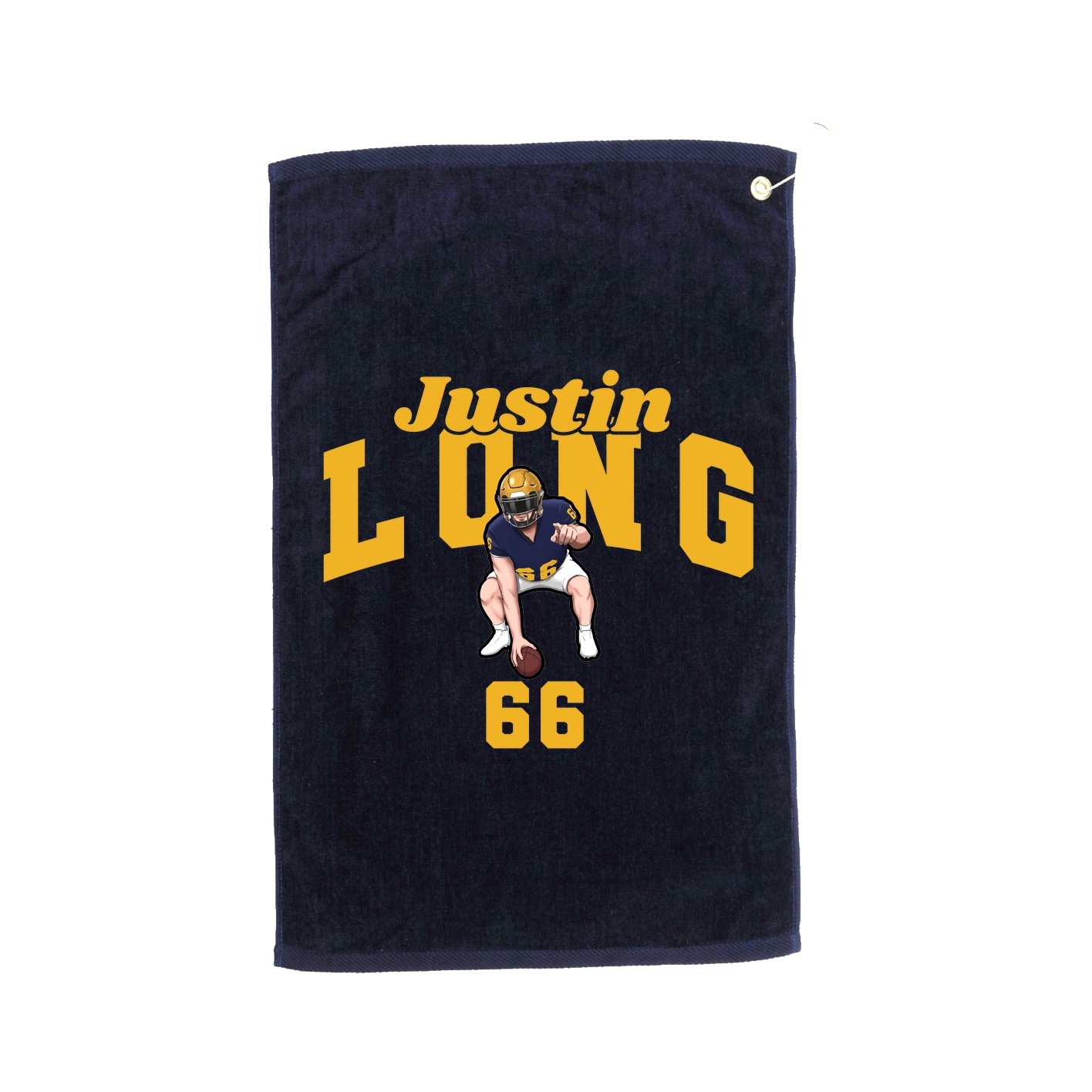 Golf Towel — Signature Arch in Navy