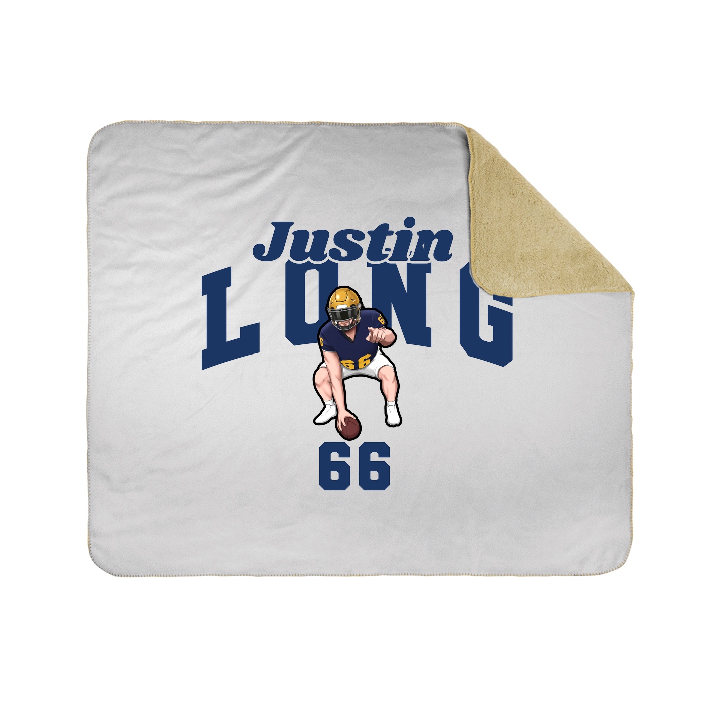 Throw Blanket — Signature Arch in White