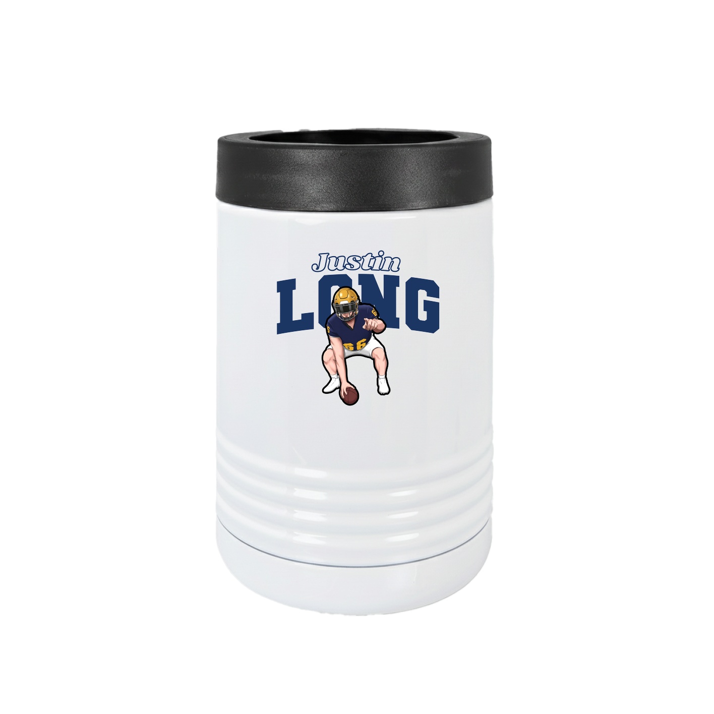 Beverage Holder — Name Arch in White