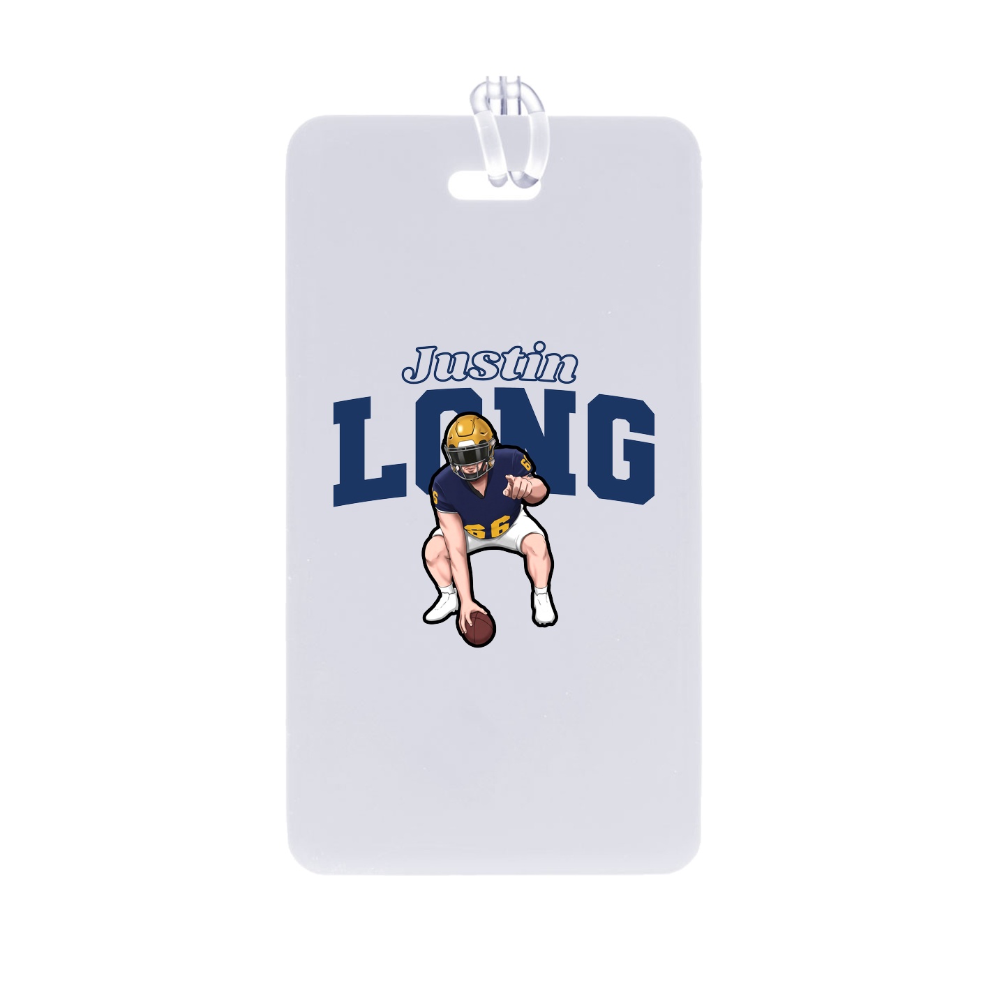 Bag Tag — Name Arch in Classic