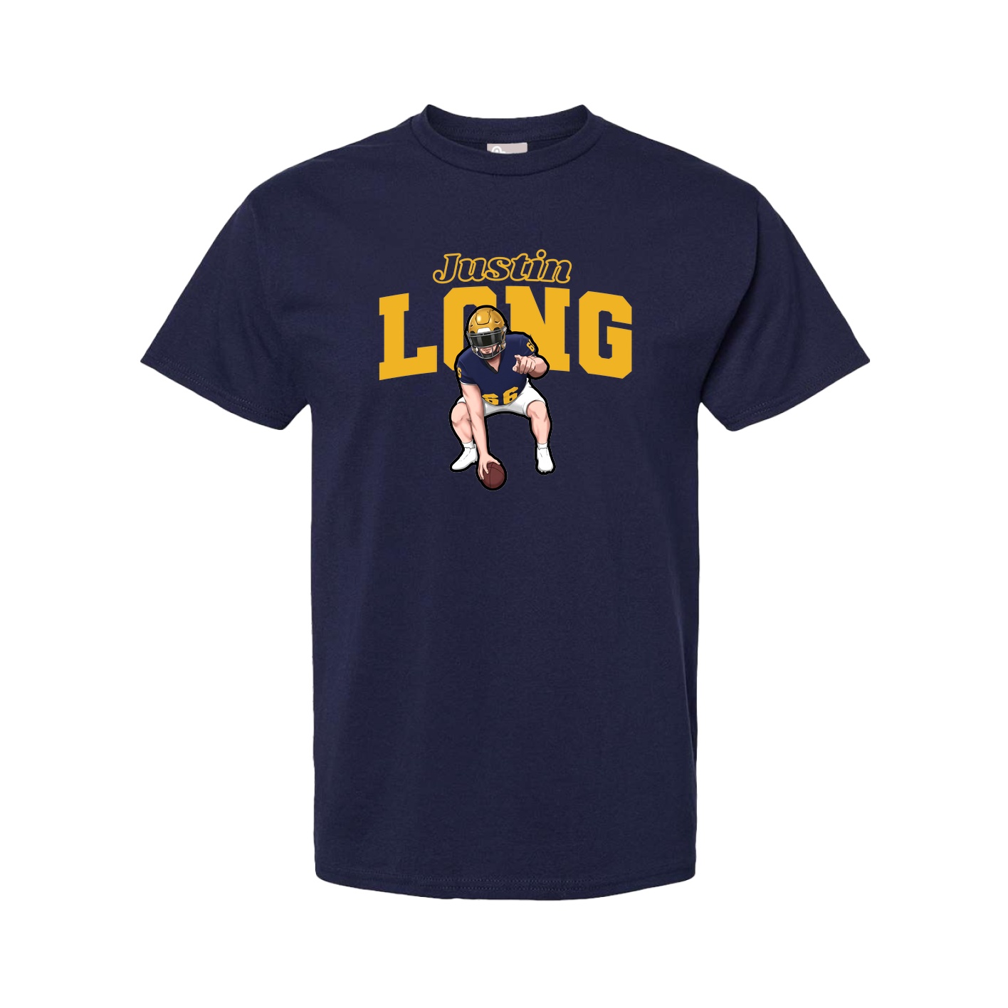 Youth Tee — Name Arch in Navy