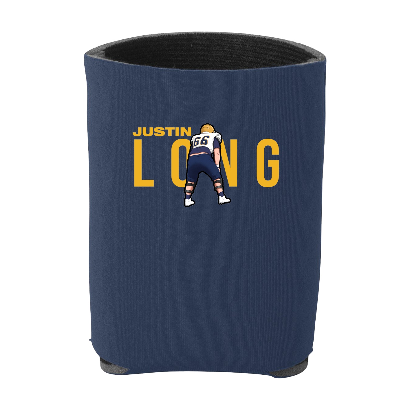 Can Holder — Player Name in Navy