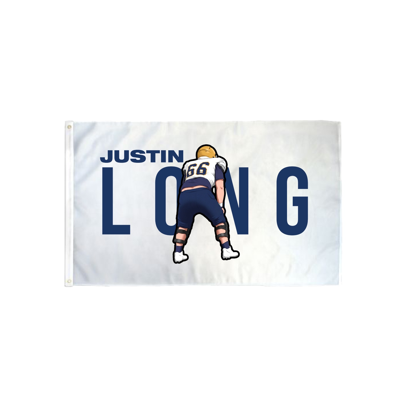3x5 Flag — Player Name in Classic