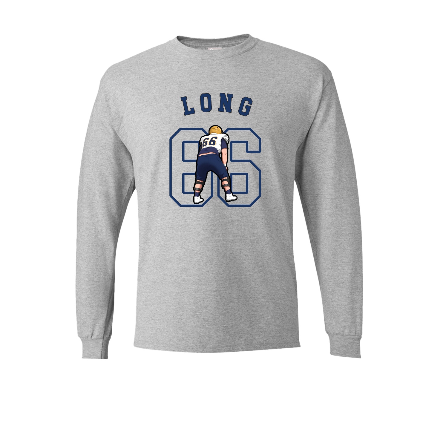 Long Sleeve Tee — Shirsey Arch in Grey