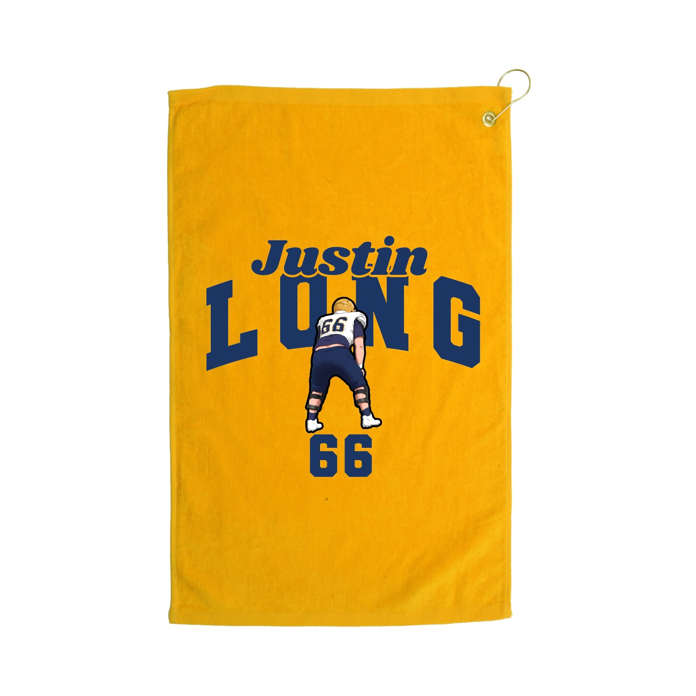 Golf Towel — Signature Arch in Gold