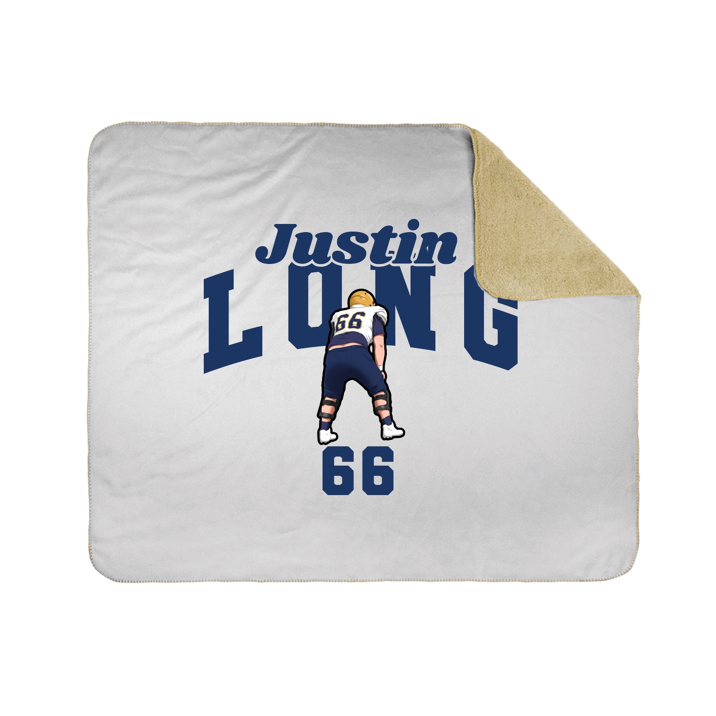 Throw Blanket — Signature Arch in White