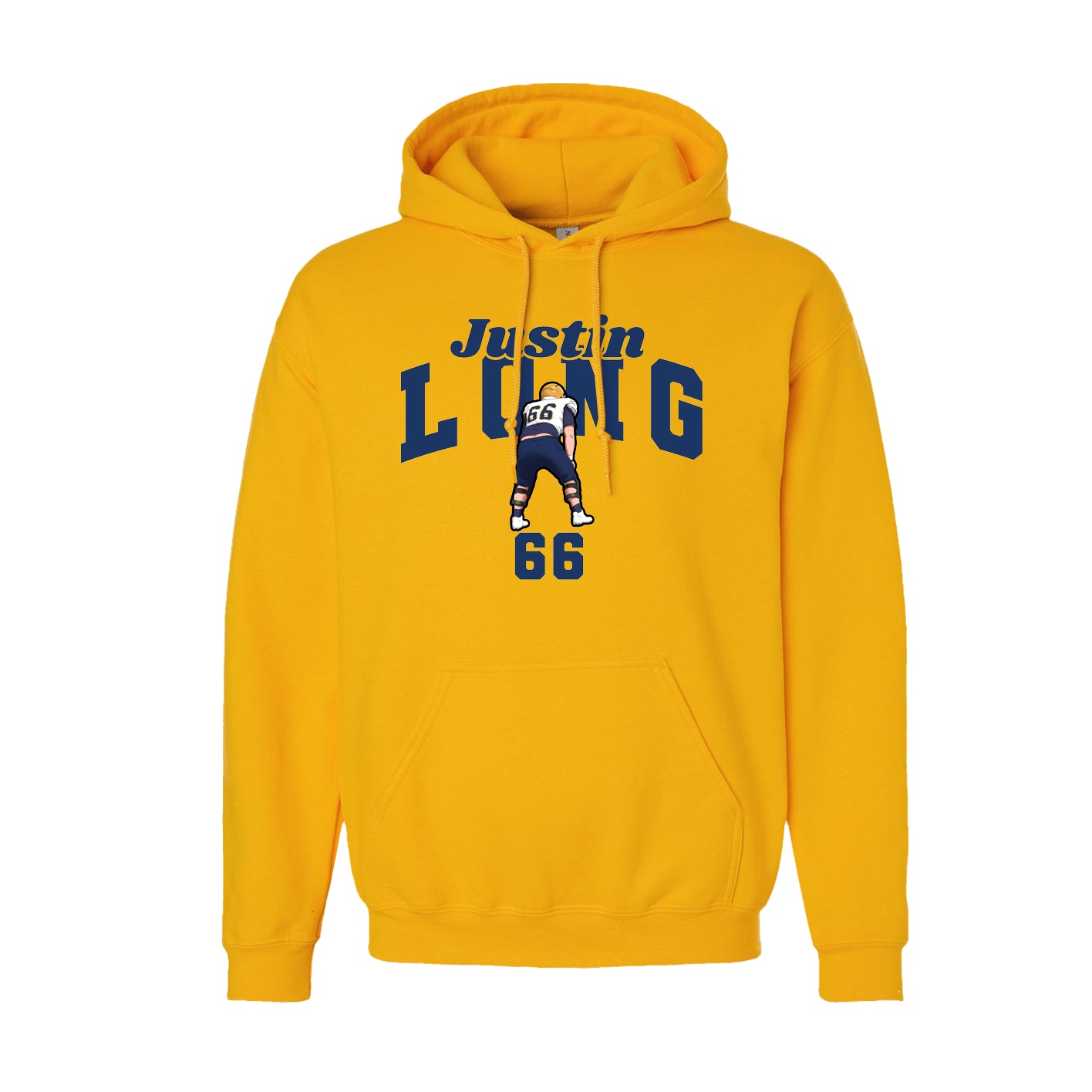 Hoodie — Signature Arch in Gold