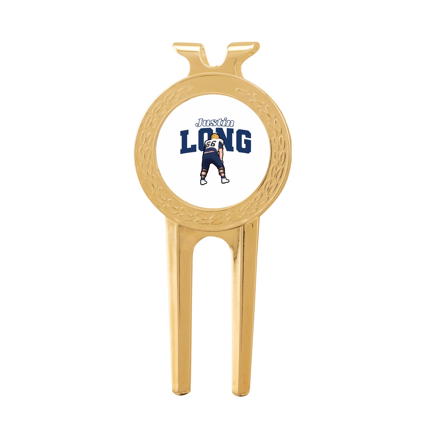 Divot Tool with Ball Marker — Name Arch in Classic