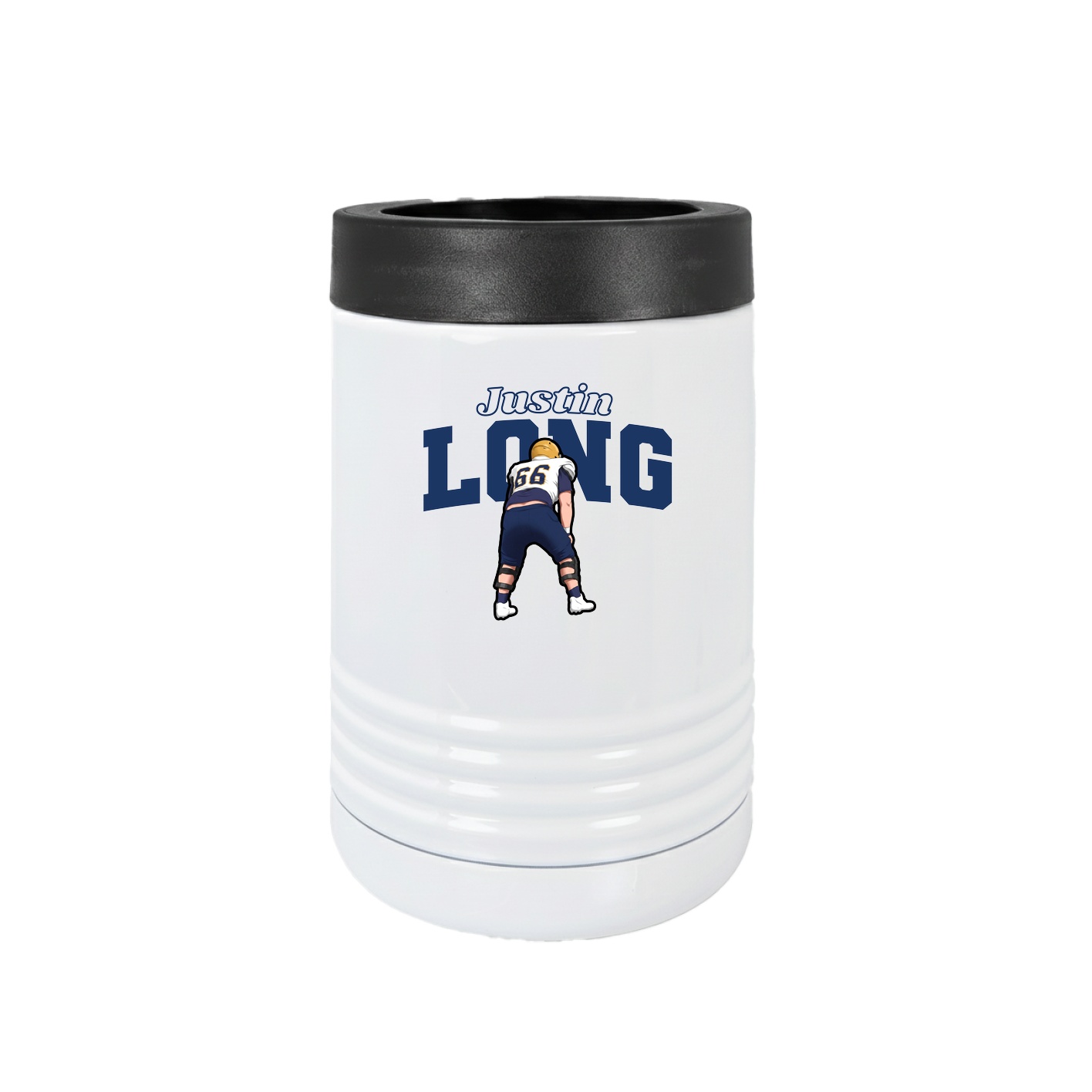 Beverage Holder — Name Arch in White