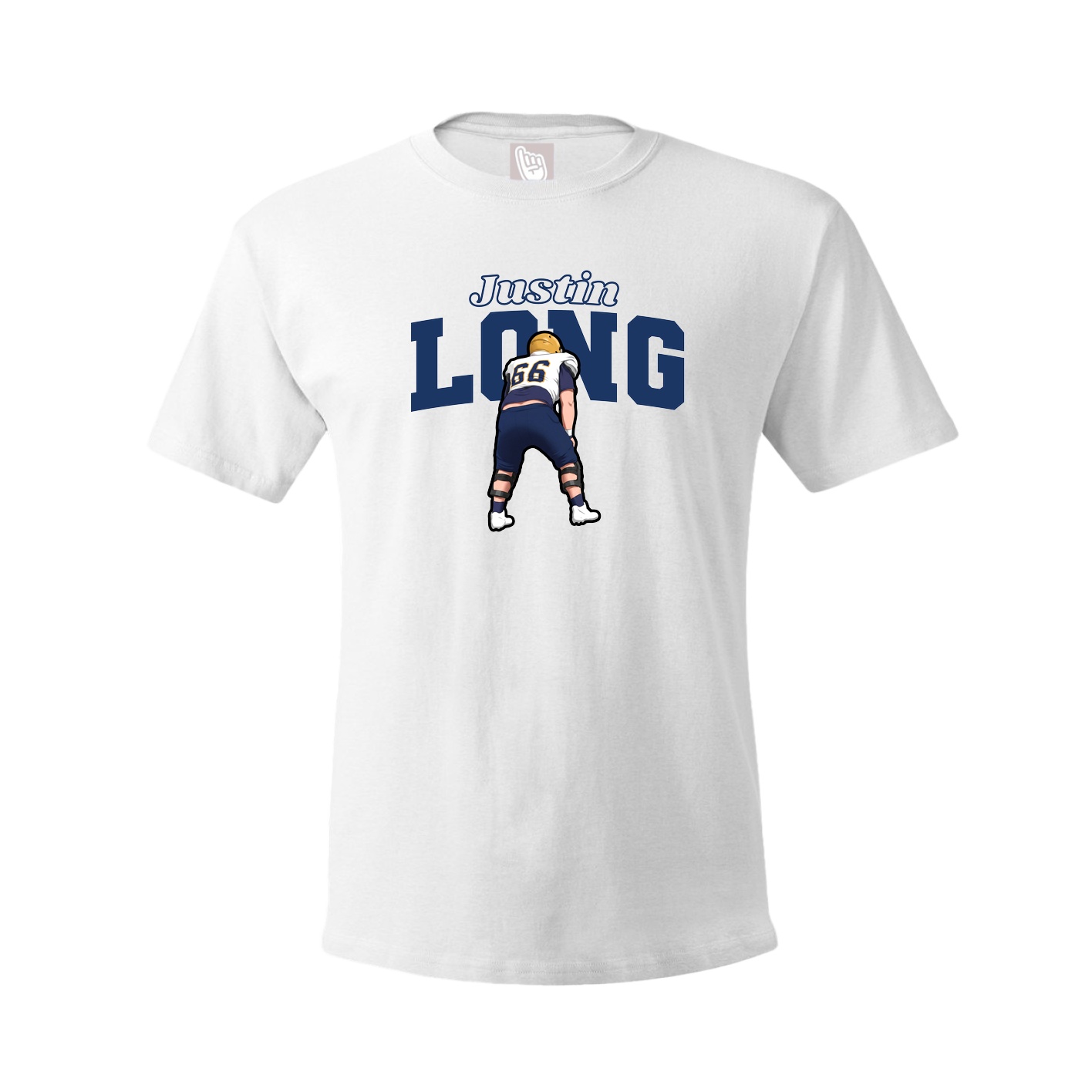 Tee — Name Arch in White