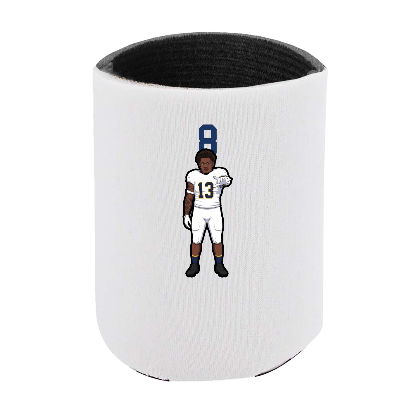 Can Holder — Number Top in White