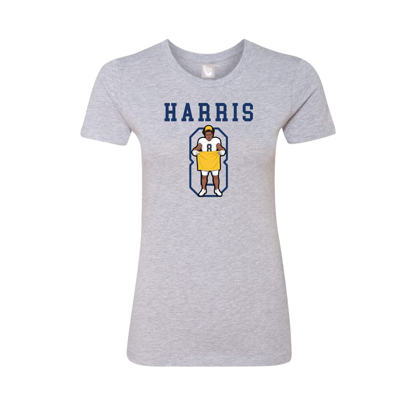 Fitted Women's Tee — Shirsey in Grey