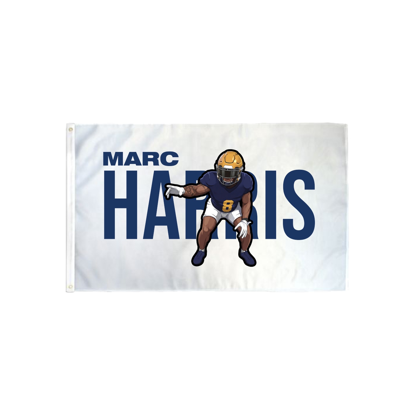 3x5 Flag — Player Name in Classic