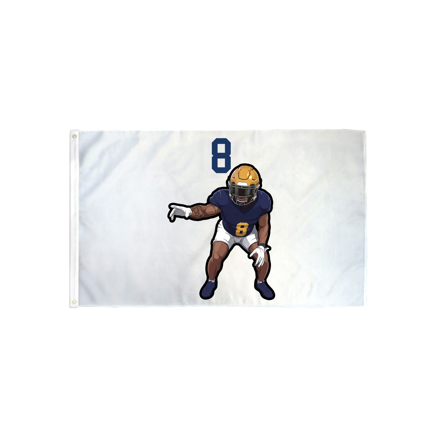 3x5 Flag — Number Top in Classic