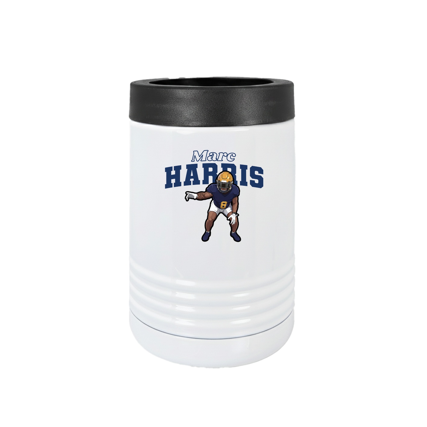 Beverage Holder — Name Arch in White