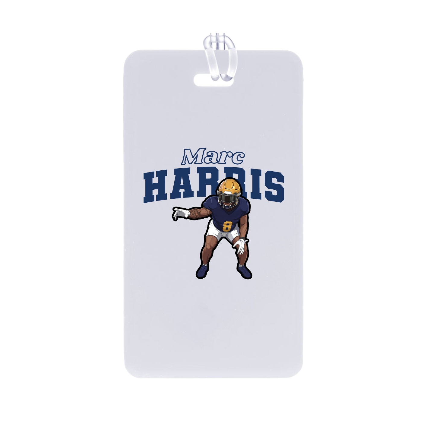 Bag Tag — Name Arch in Classic