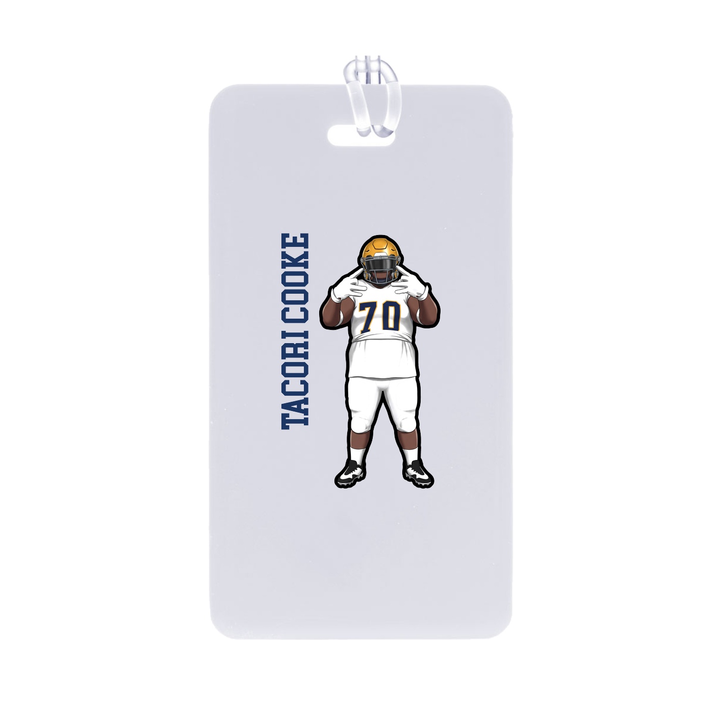 Bag Tag — Name Vertical in Classic