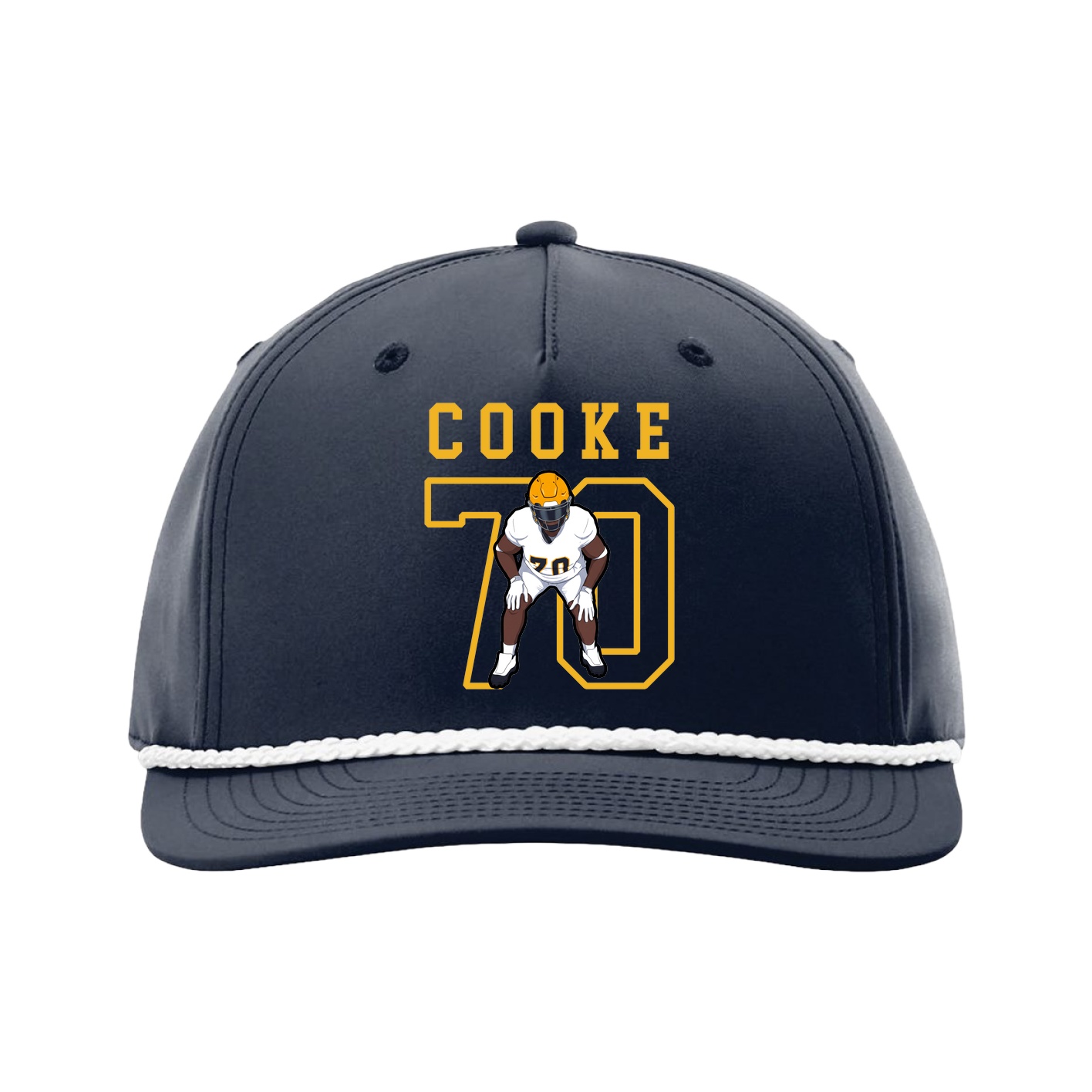 Five-Panel Classic Rope Cap — Shirsey in Navy