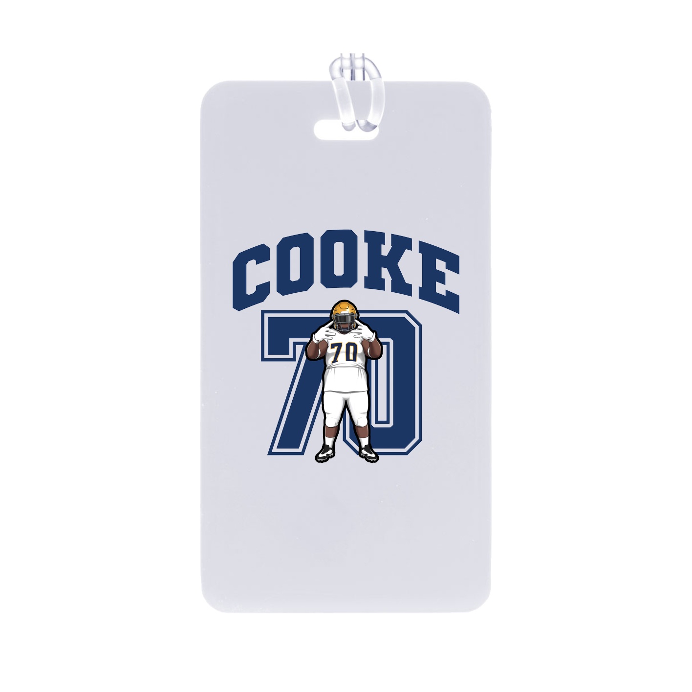 Bag Tag — Number in Classic