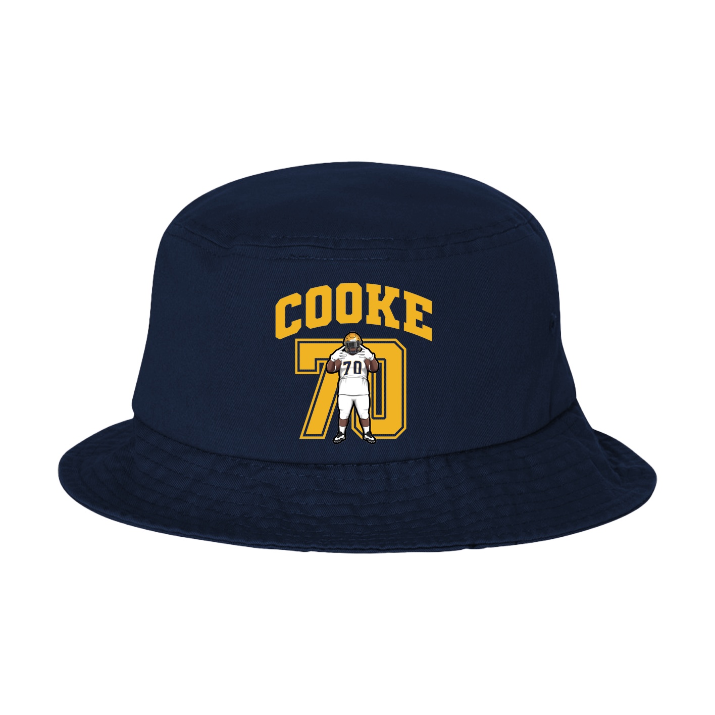 Bucket Cap — Number in Navy