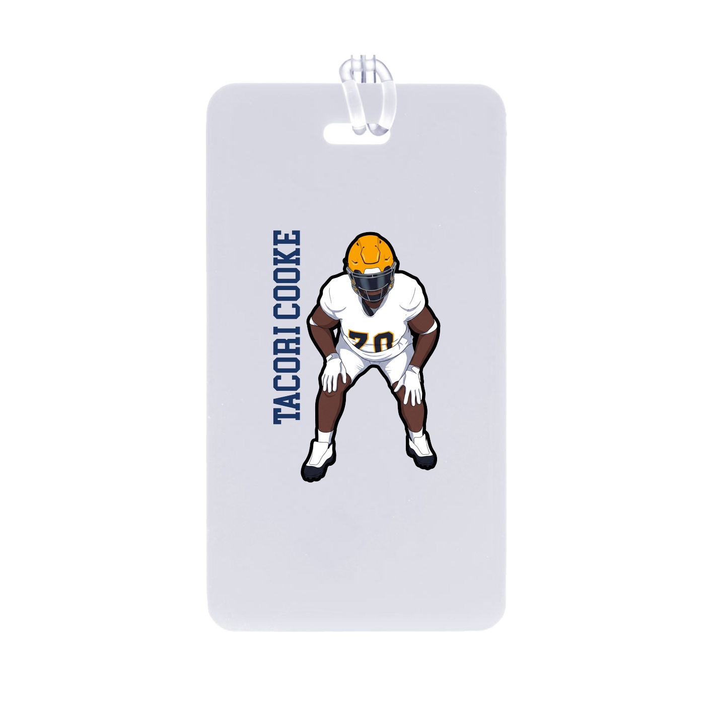 Bag Tag — Name Vertical in Classic
