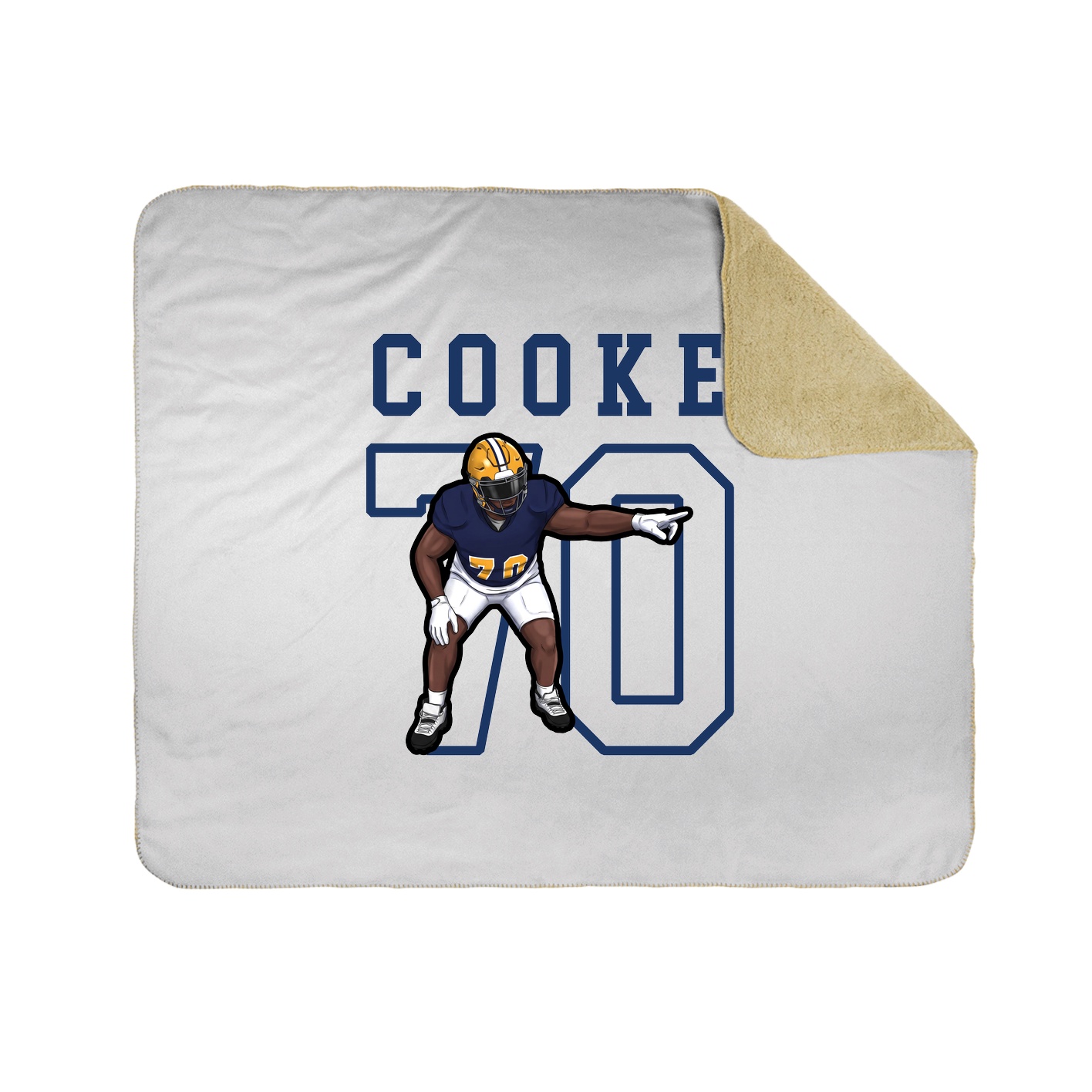 Throw Blanket — Shirsey in White