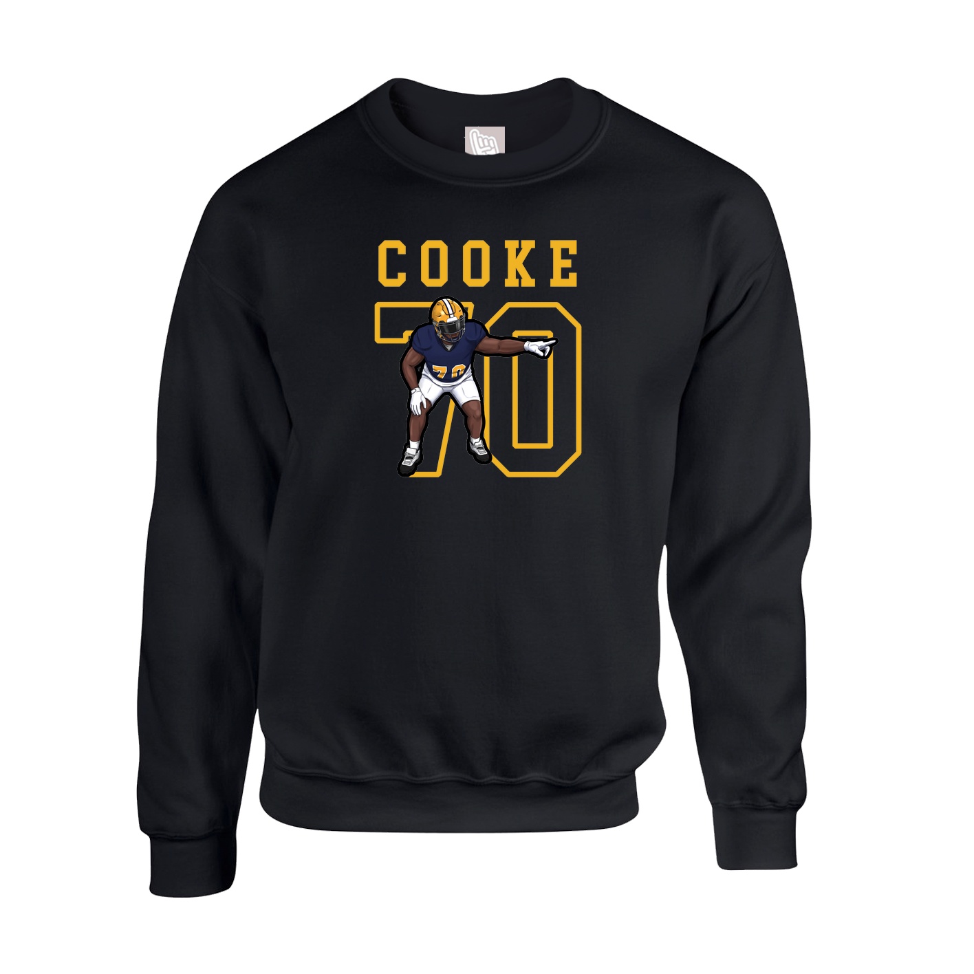 Fleece Crew — Shirsey in Black