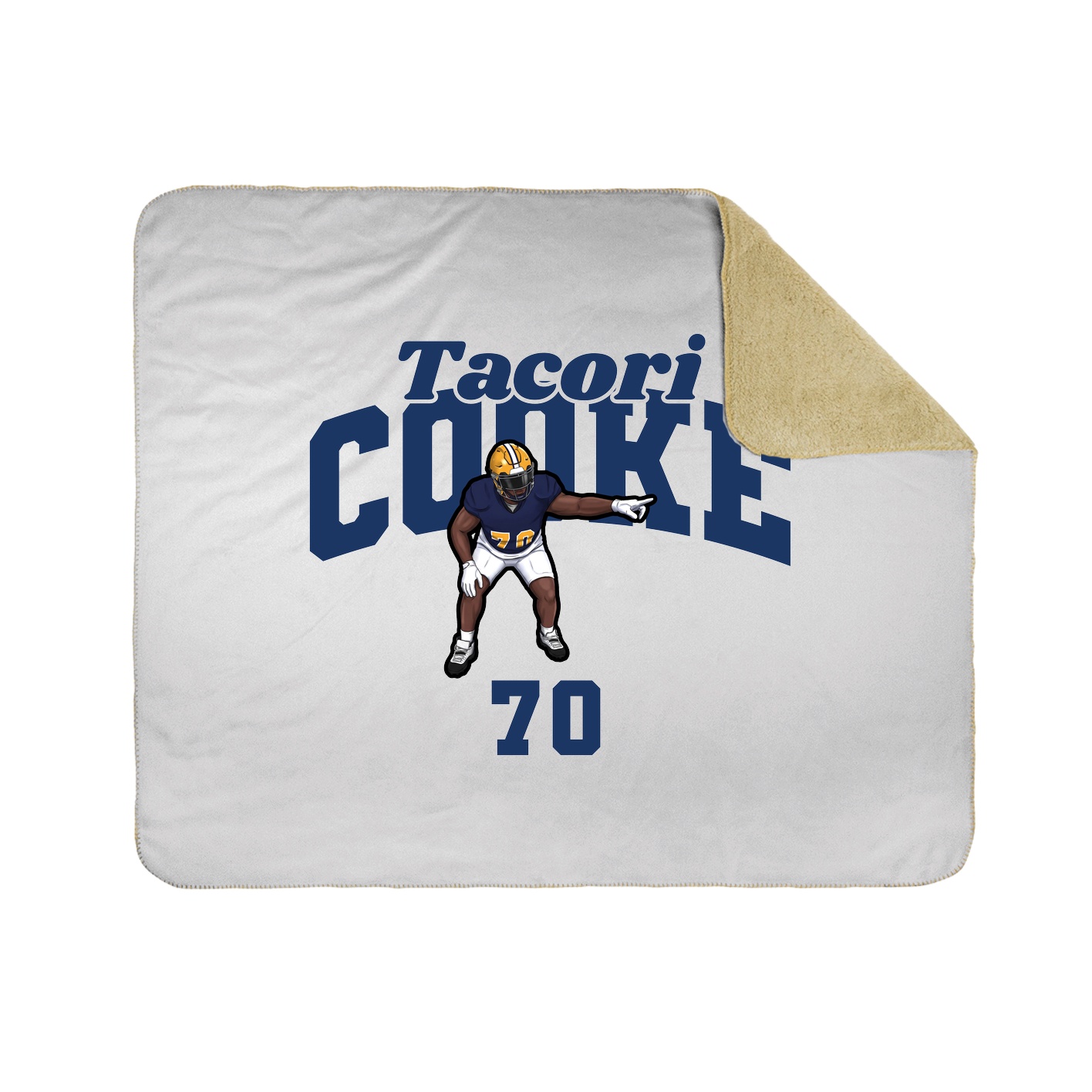 Throw Blanket — Signature Arch in White