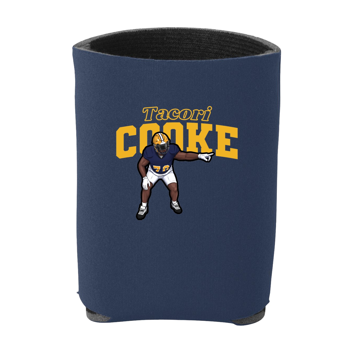 Can Holder — Name Arch in Navy