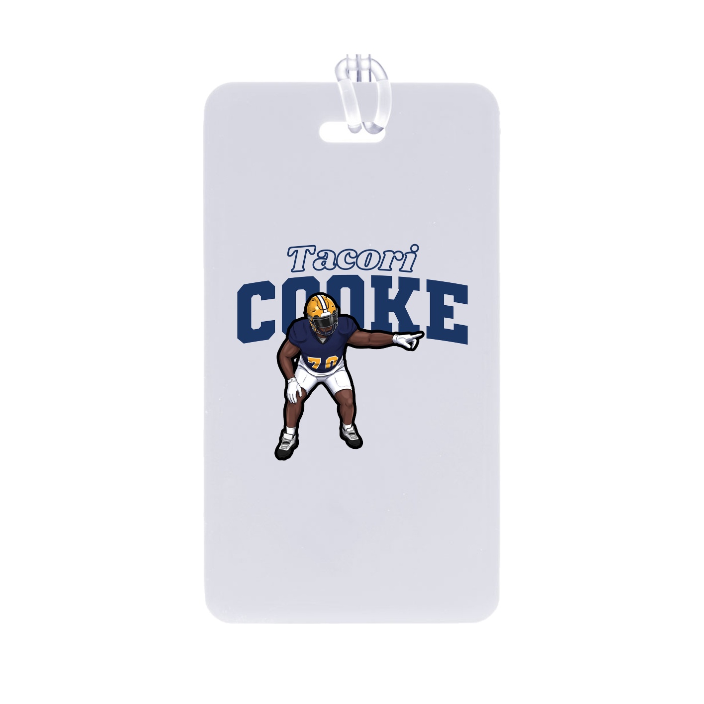 Bag Tag — Name Arch in Classic