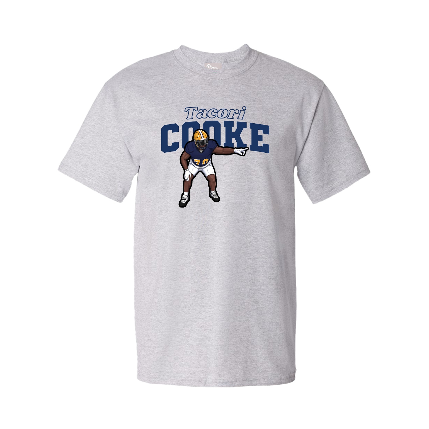 Tee — Name Arch in Grey