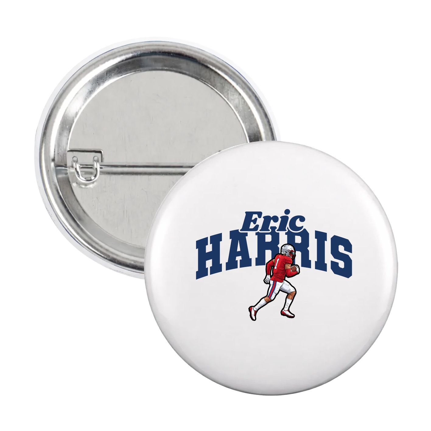 Game Day Button — Signature Arch in White