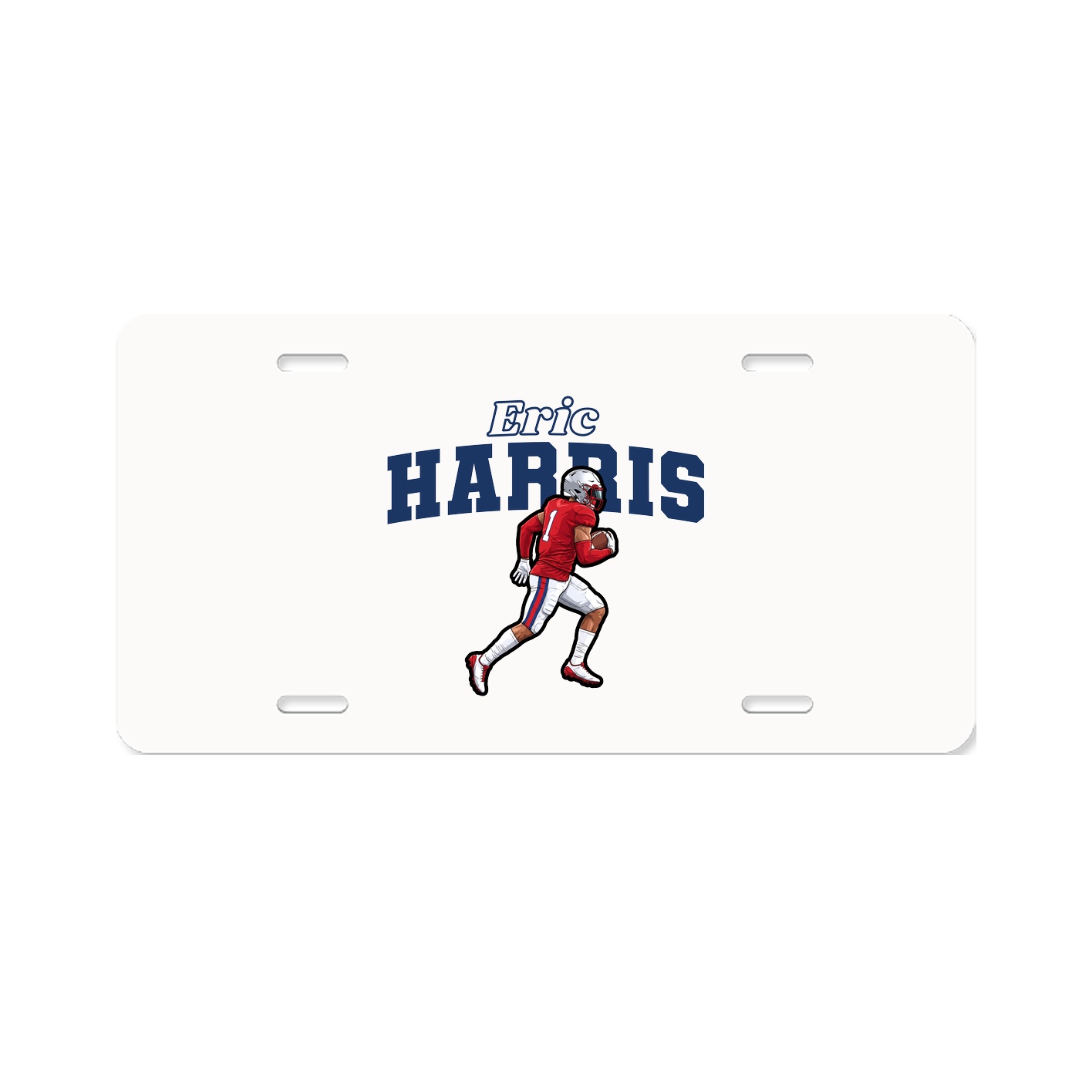 License Plate — Name Arch in Classic