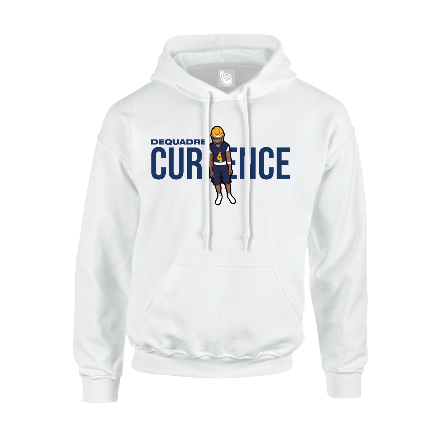 Hoodie — Player Name in White