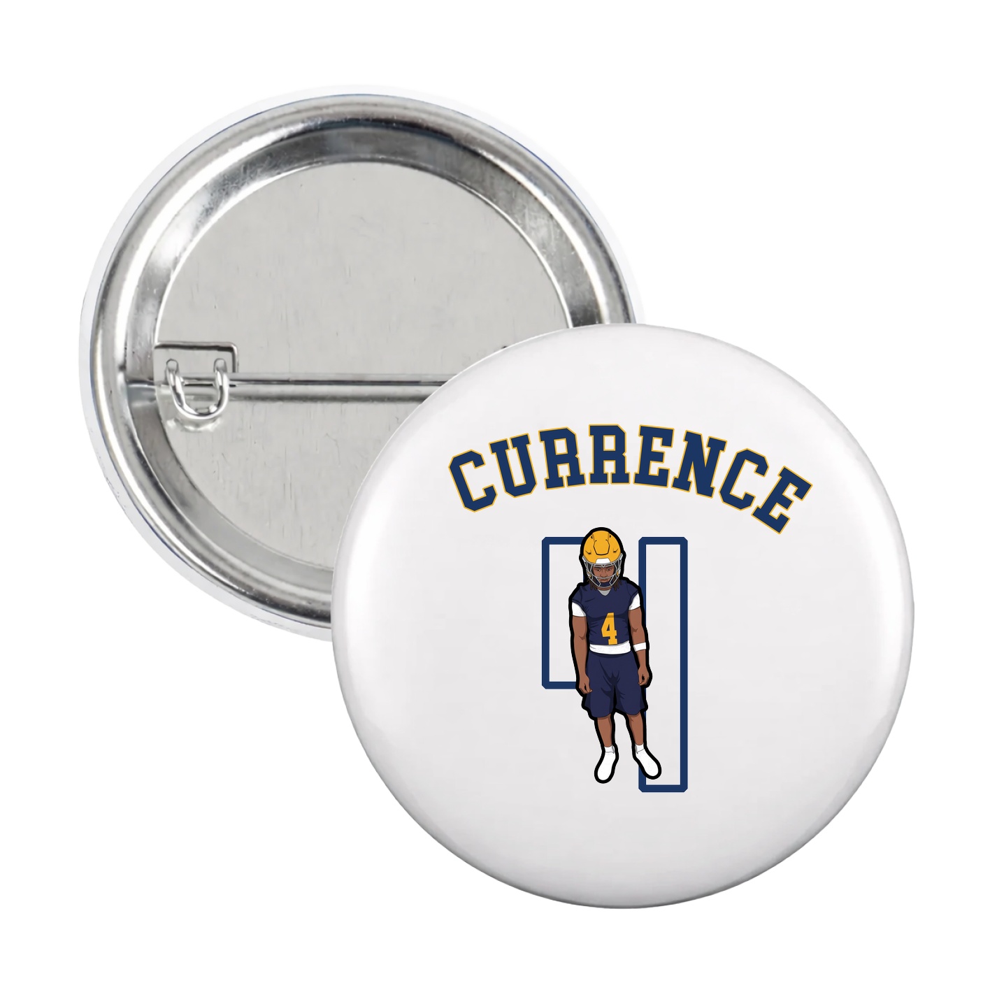 Game Day Button — Shirsey Arch in White