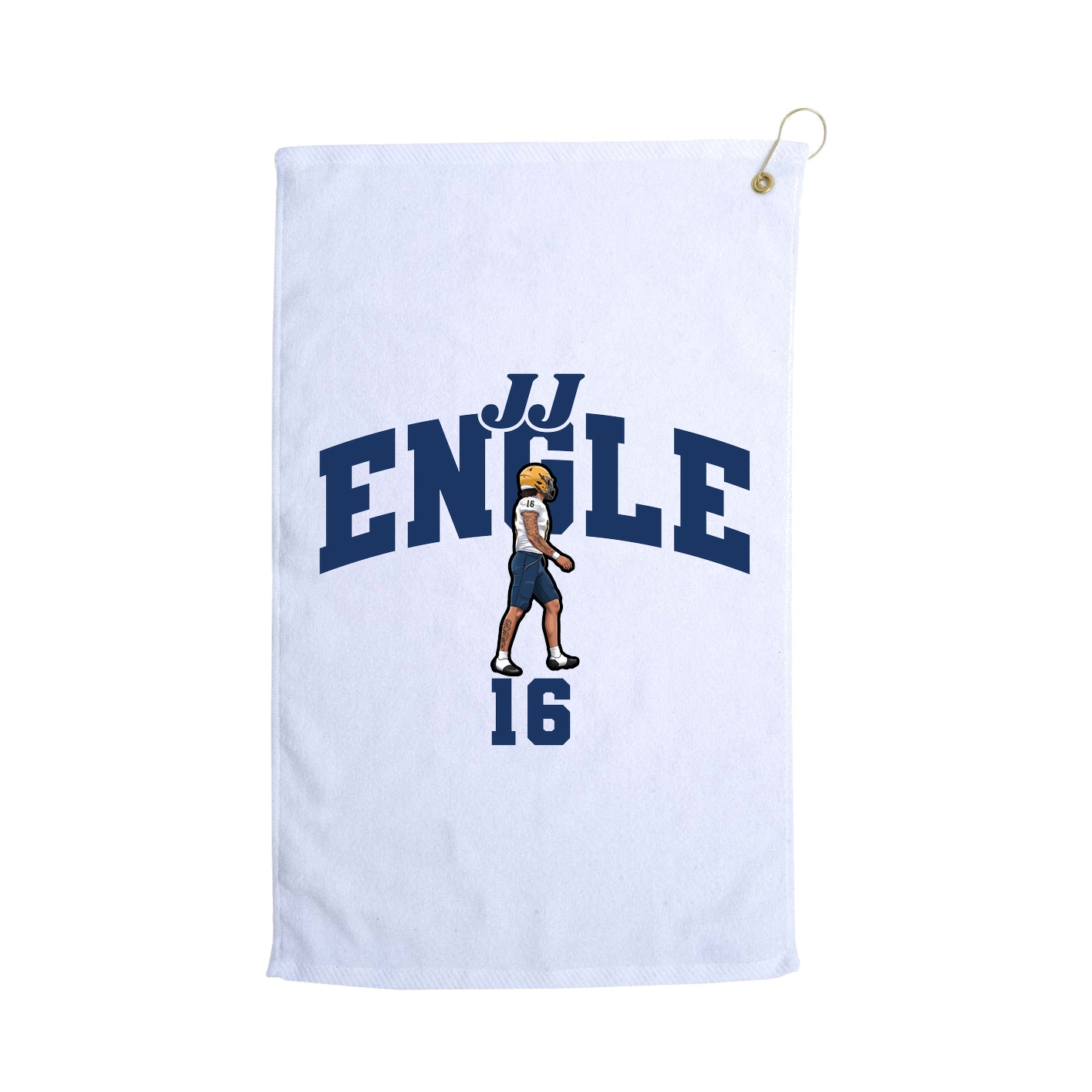 Golf Towel — Signature Arch in White