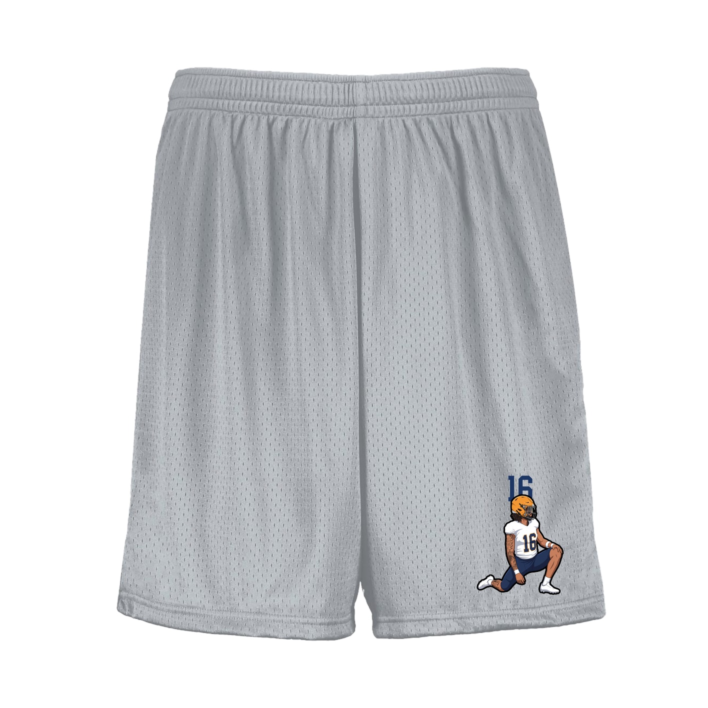 Shorts — Number Top in Silver