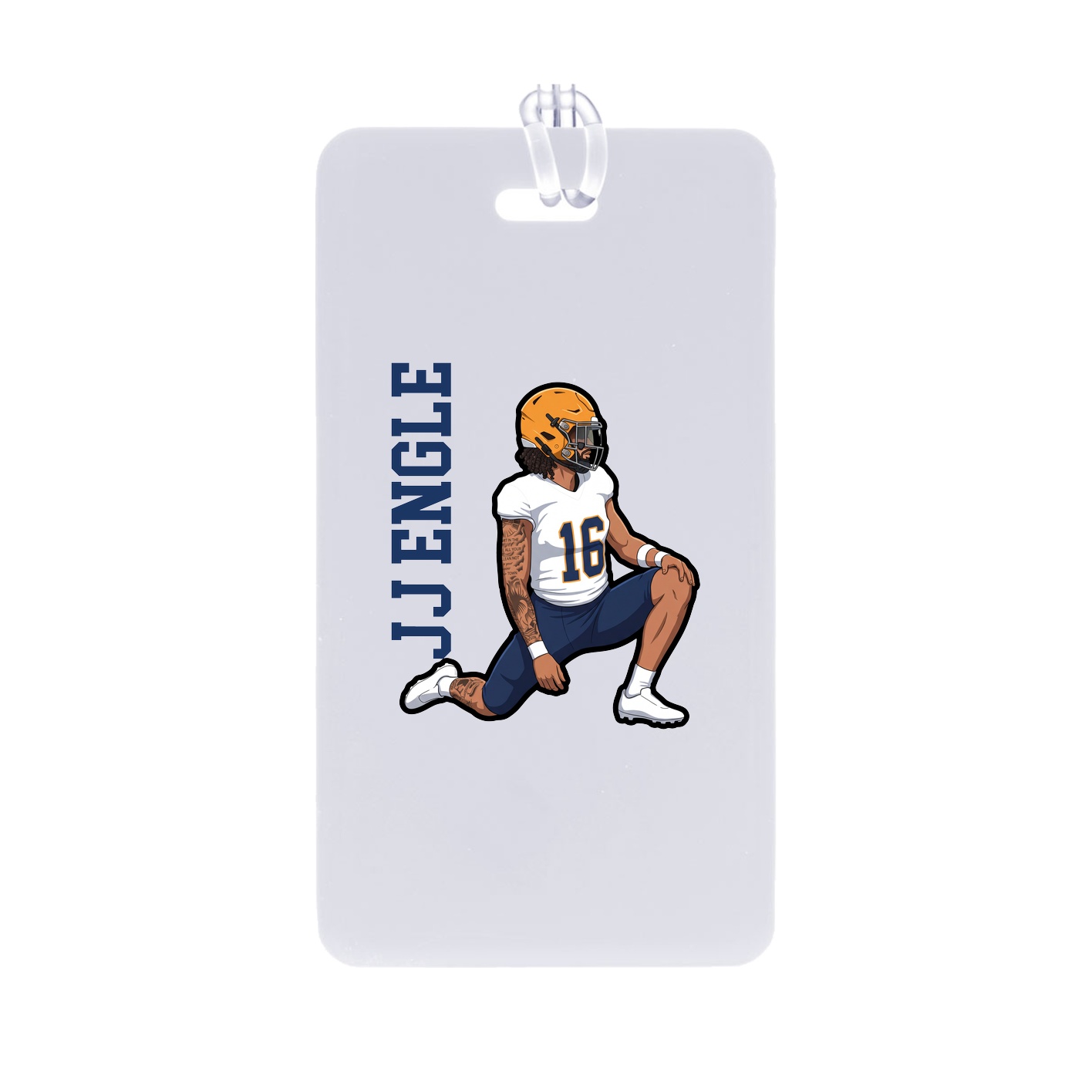 Bag Tag — Name Vertical in Classic