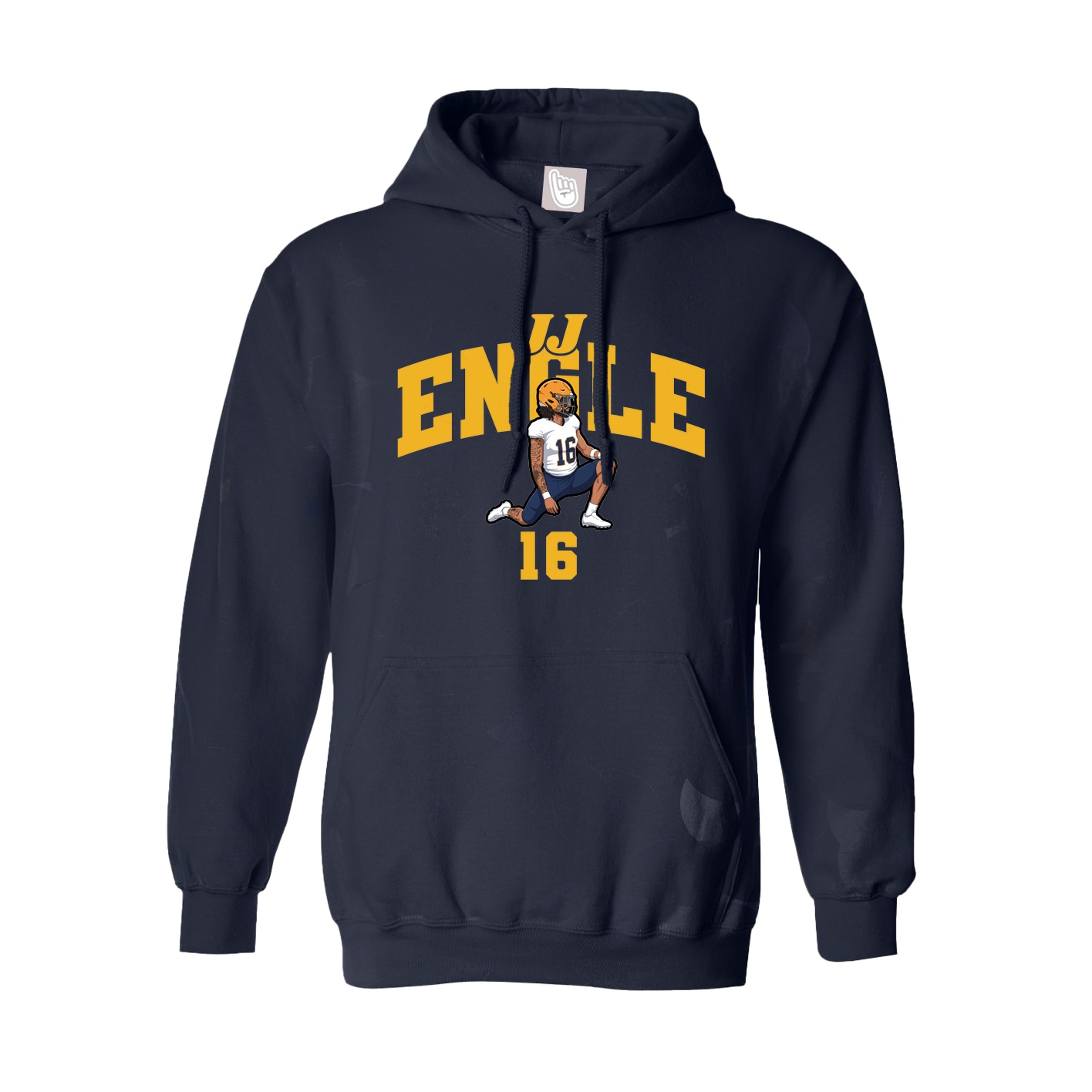 Hoodie — Signature Arch in Navy