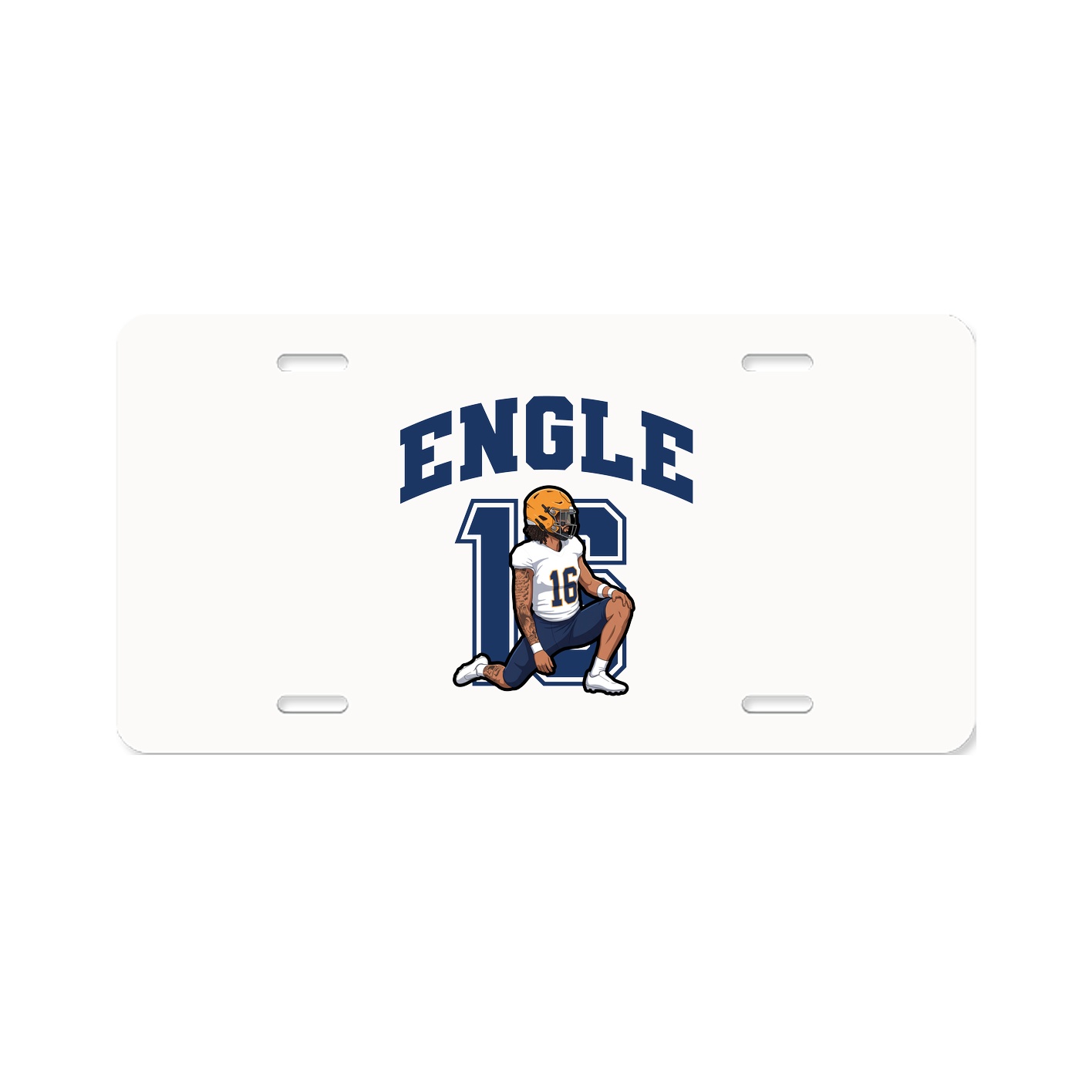 License Plate — Number in Classic