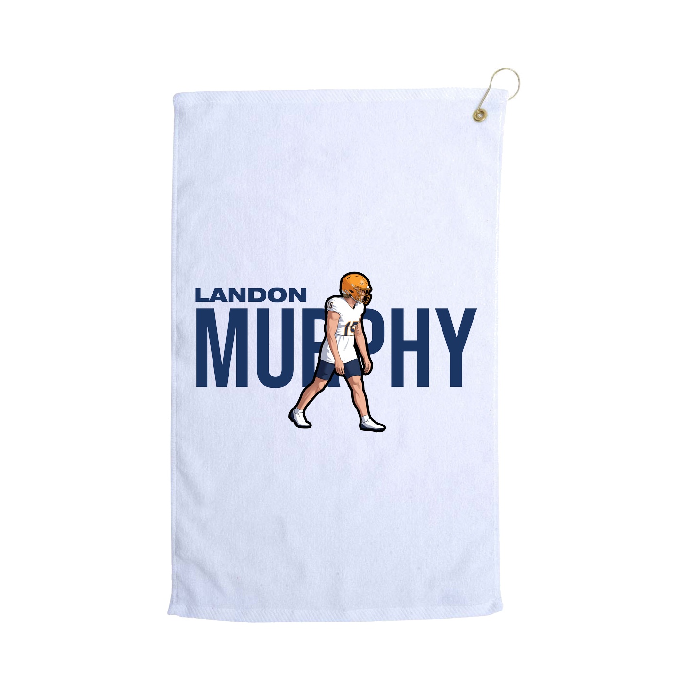 Golf Towel — Player Name in White