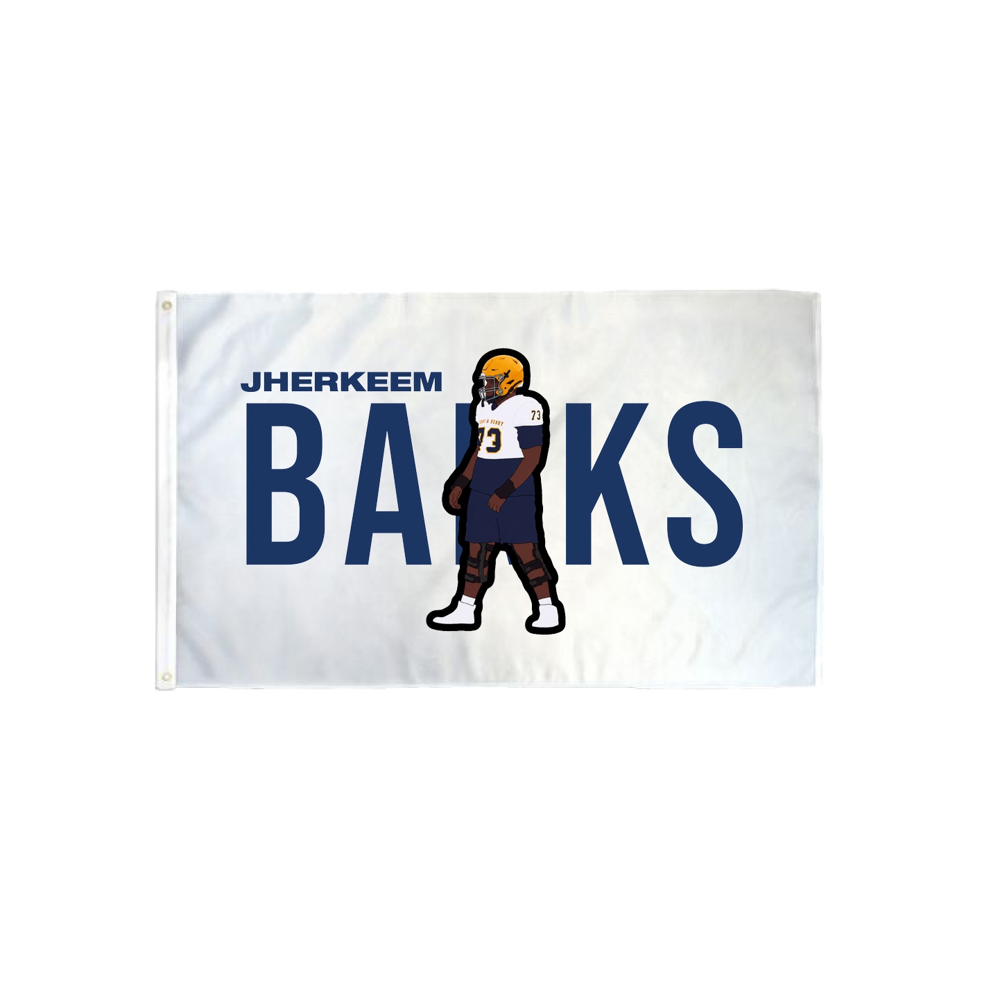 3x5 Flag — Player Name in Classic