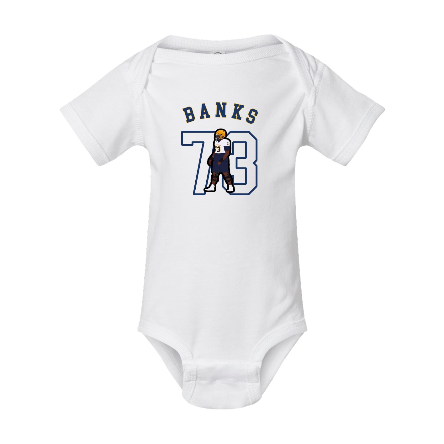 Baby Onesie — Shirsey Arch in White