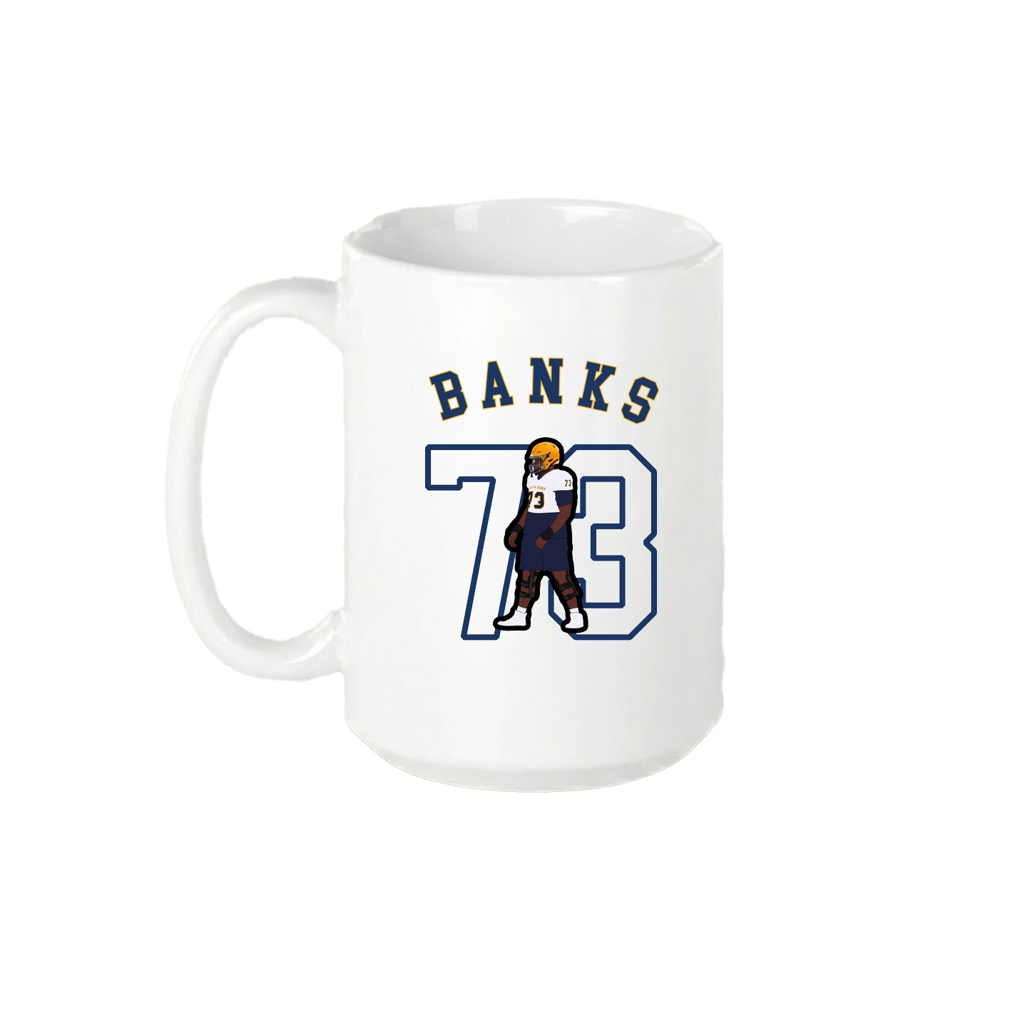 15oz Coffee Mug — Shirsey Arch in White