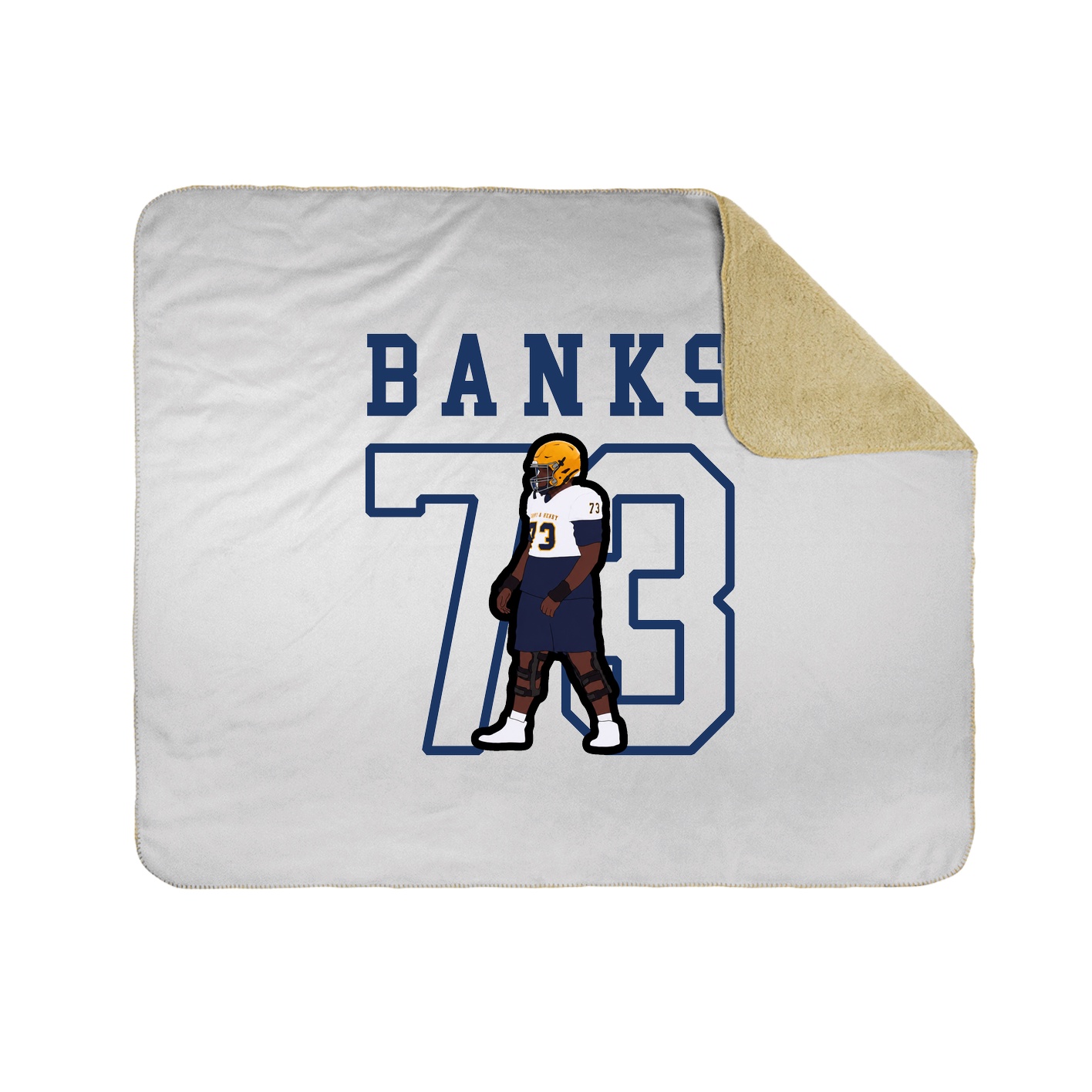 Throw Blanket — Shirsey in White